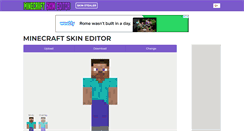 Desktop Screenshot of minecraftskineditor.net